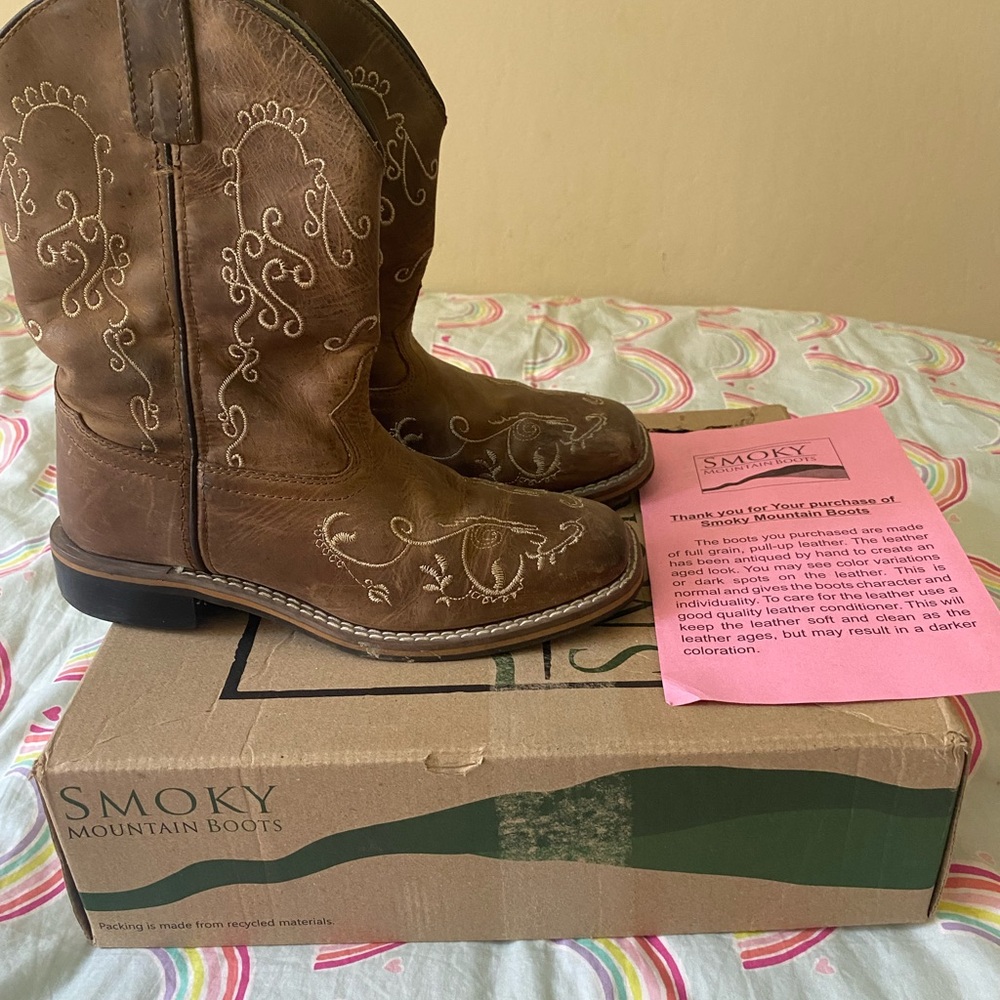 Girls Smoky Mountain Cowgirl Boots